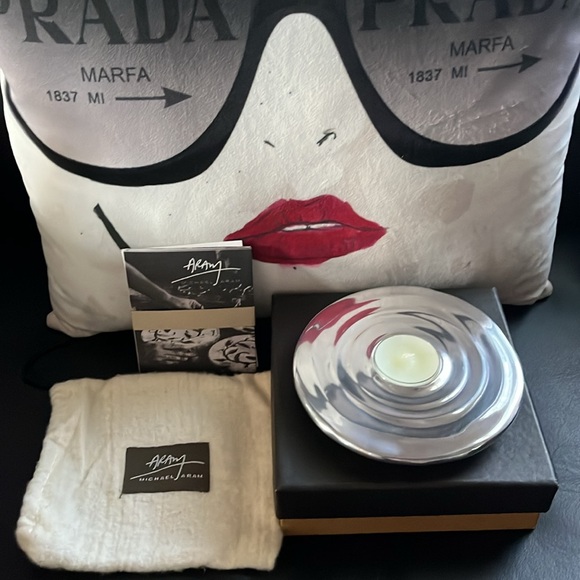 MICHAEL ARAM Ripple Effect Discontinued Tea Light Holder - Picture 3 of 11